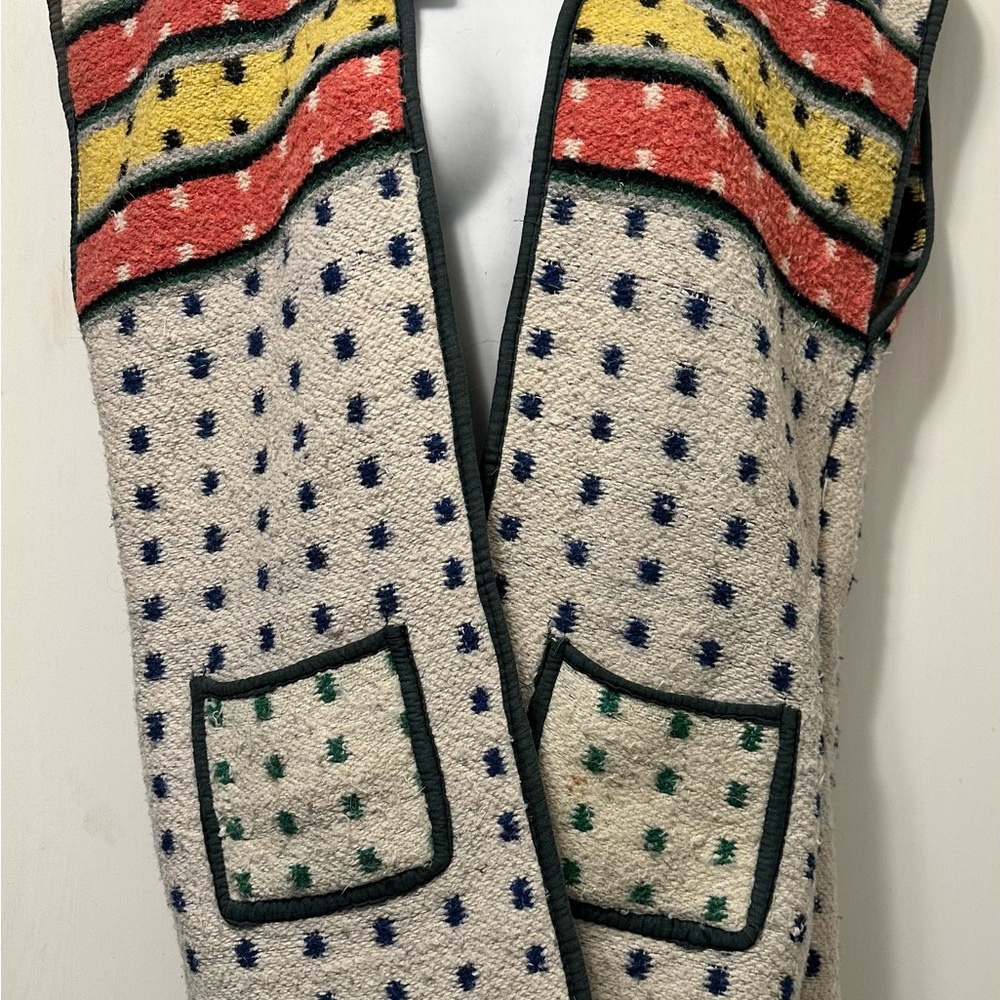Boho Aysemstric Sweater wrap Size m